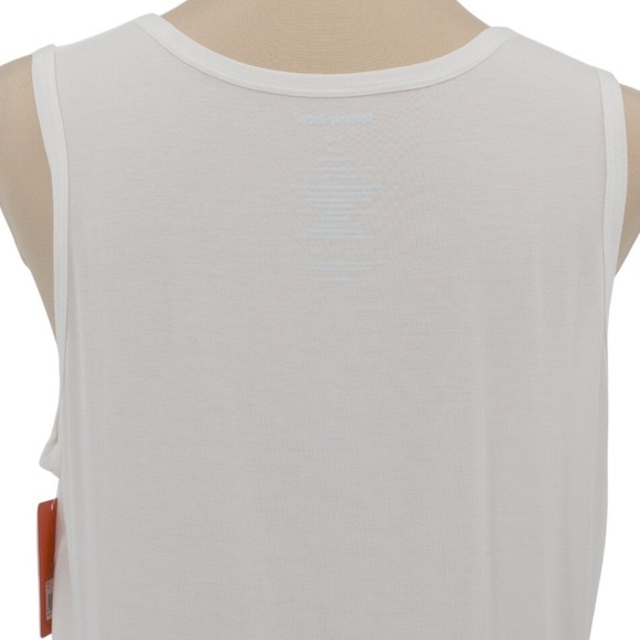 NWT Tommy John Sleep Tank Soft Second Skin White Modal Blend Pullover Size L - Picture 6 of 9